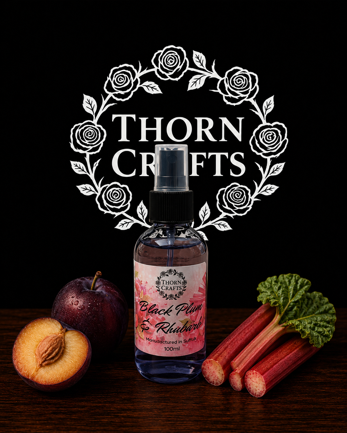 Black Plum and Rhubarb Room Spray