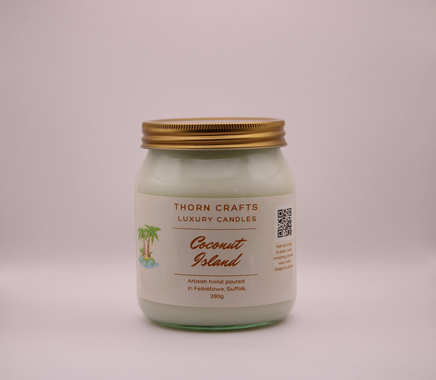 Coconut Island Candle Large Luxury Candle