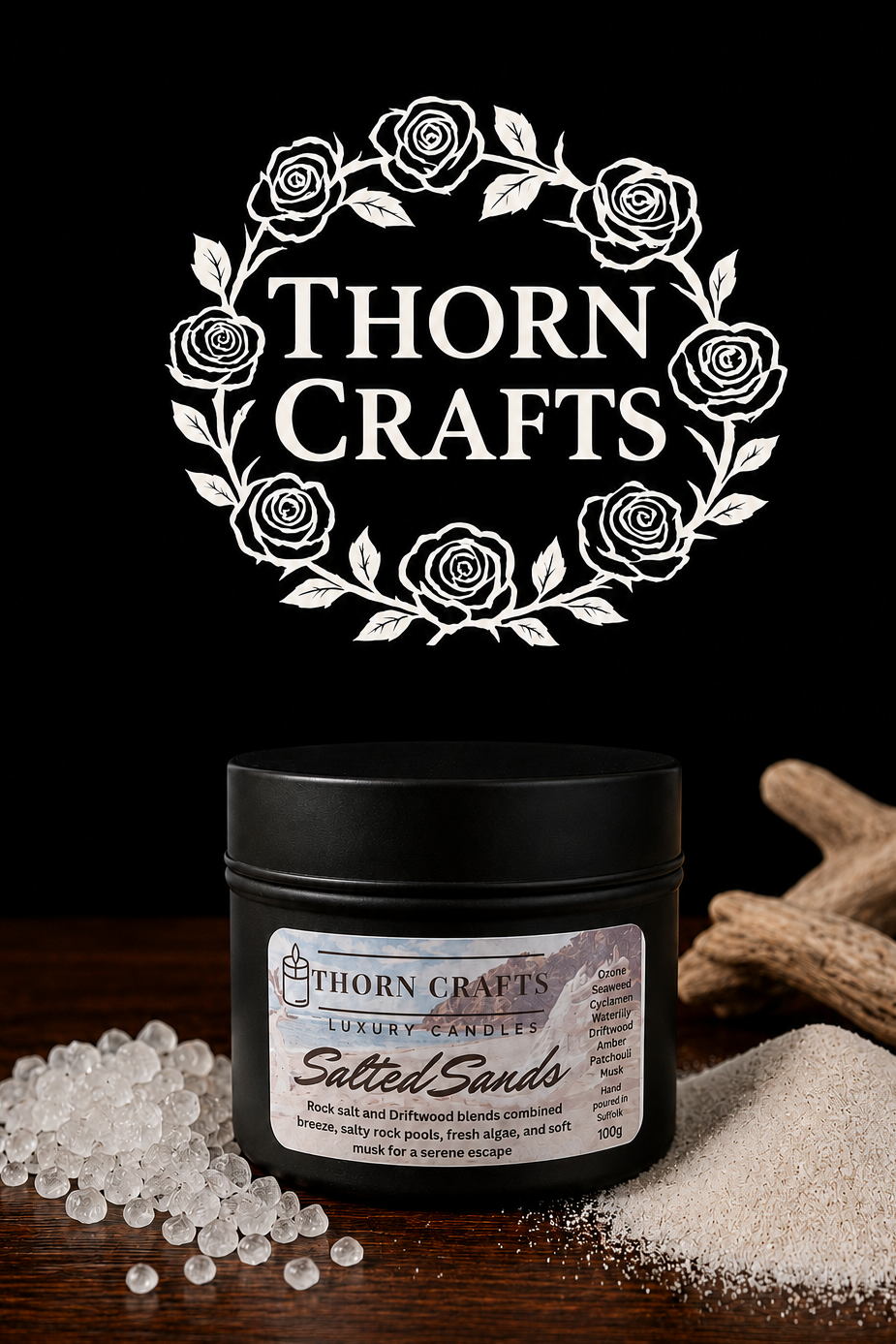 Salted Sands Small Candle