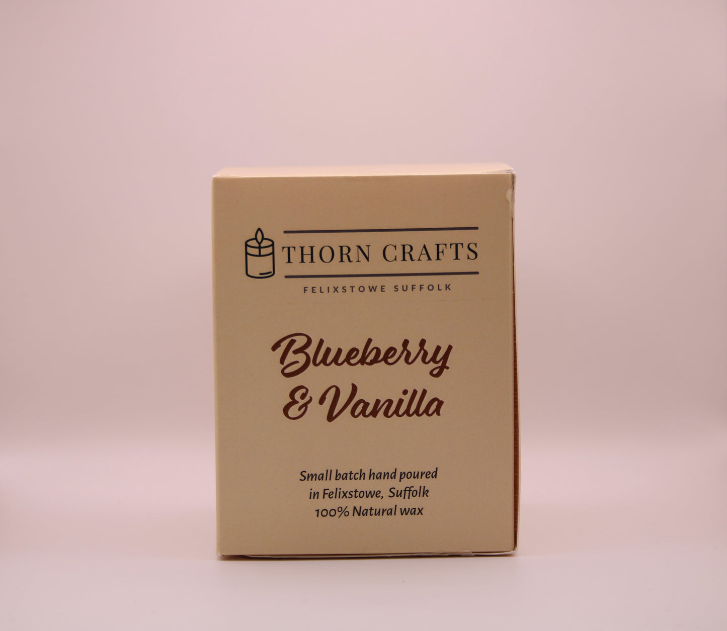 Blueberry & Vanilla Medium Luxury Candle