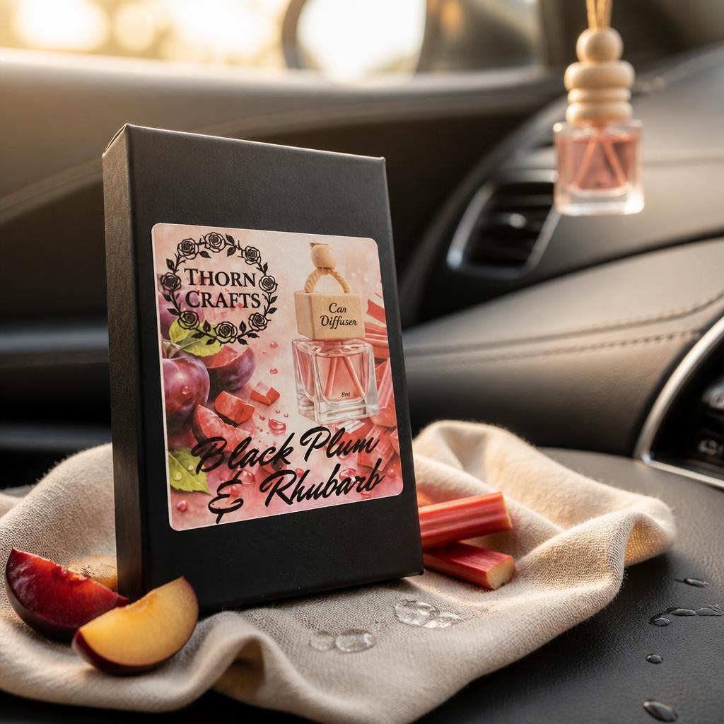 Black Plum and Rhubarb Car Diffuser