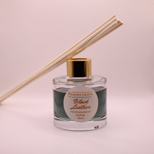 Black Leather Reed Diffuser