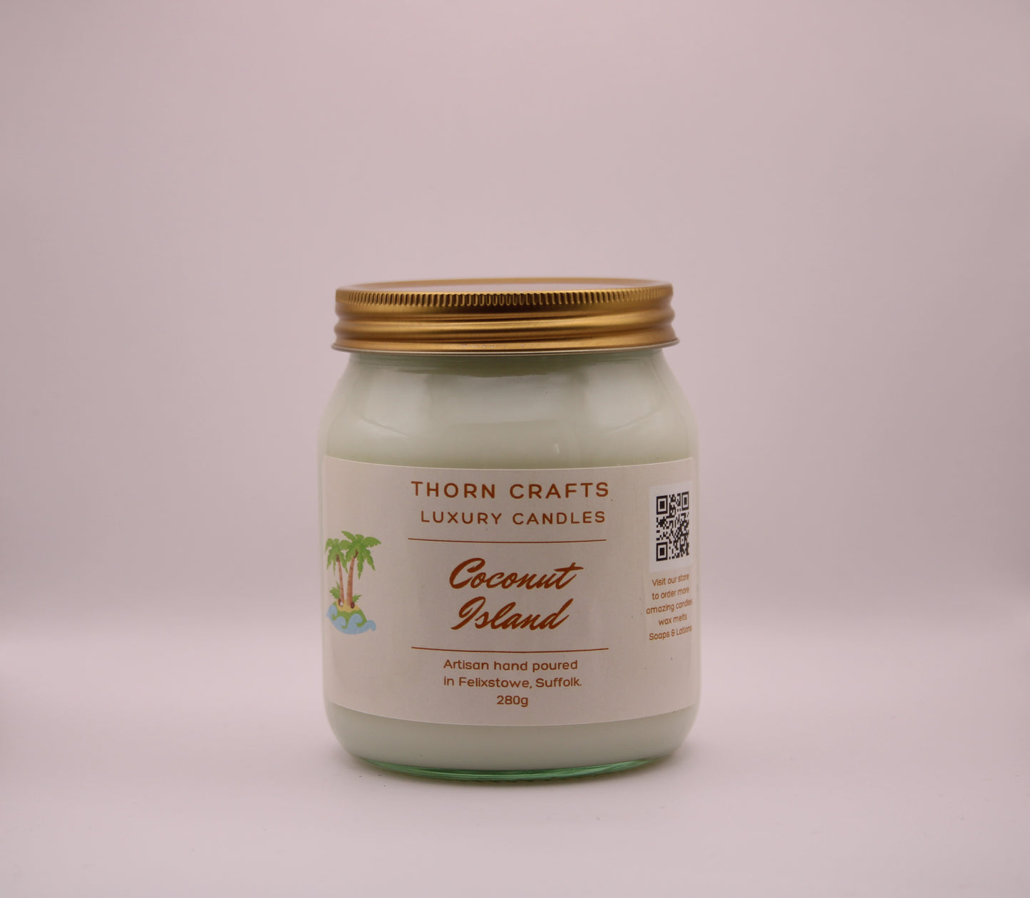 Coconut Island Candle Large Luxury Candle