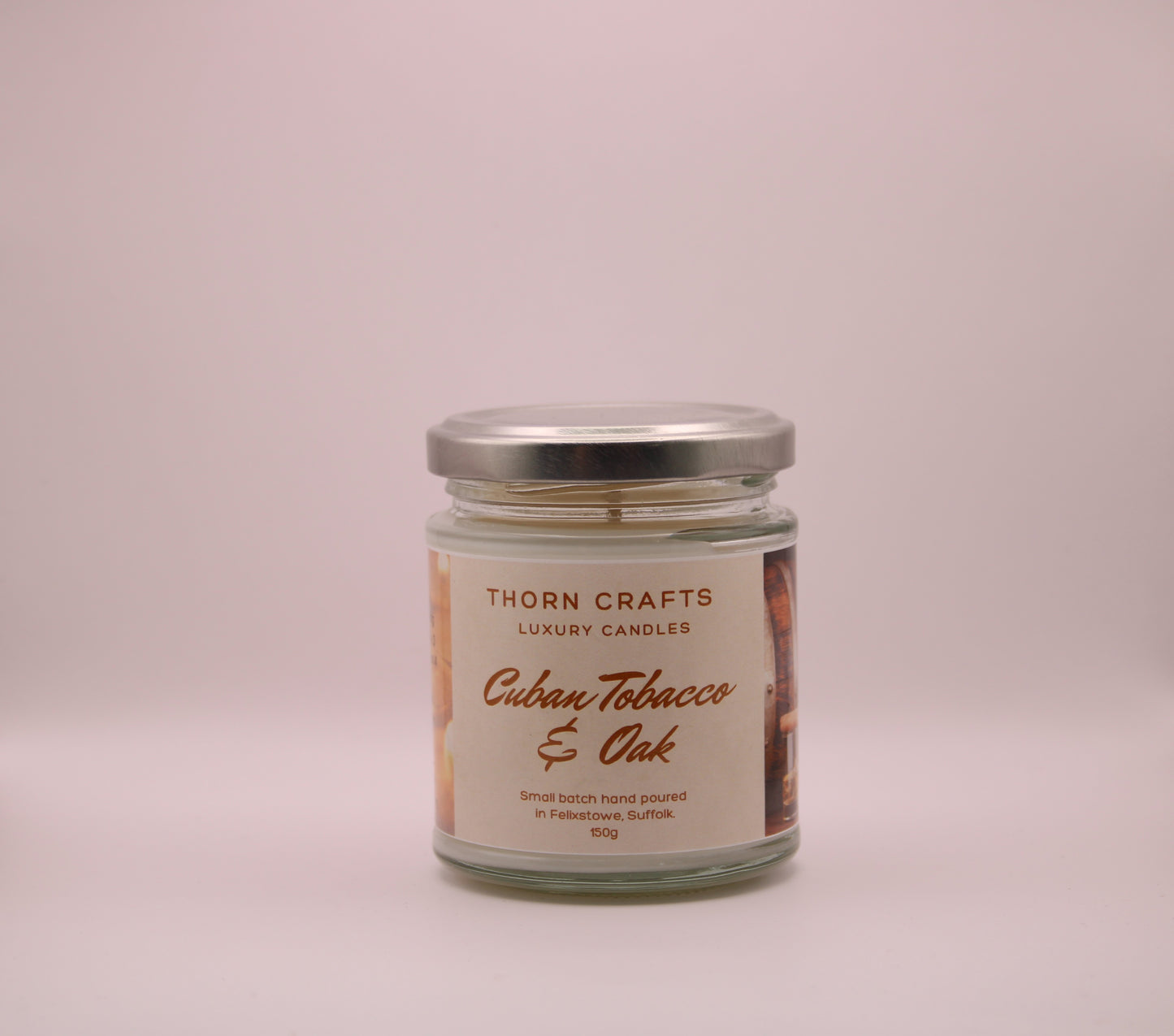 Cuban Tobacco & Oak Medium Luxury Candle