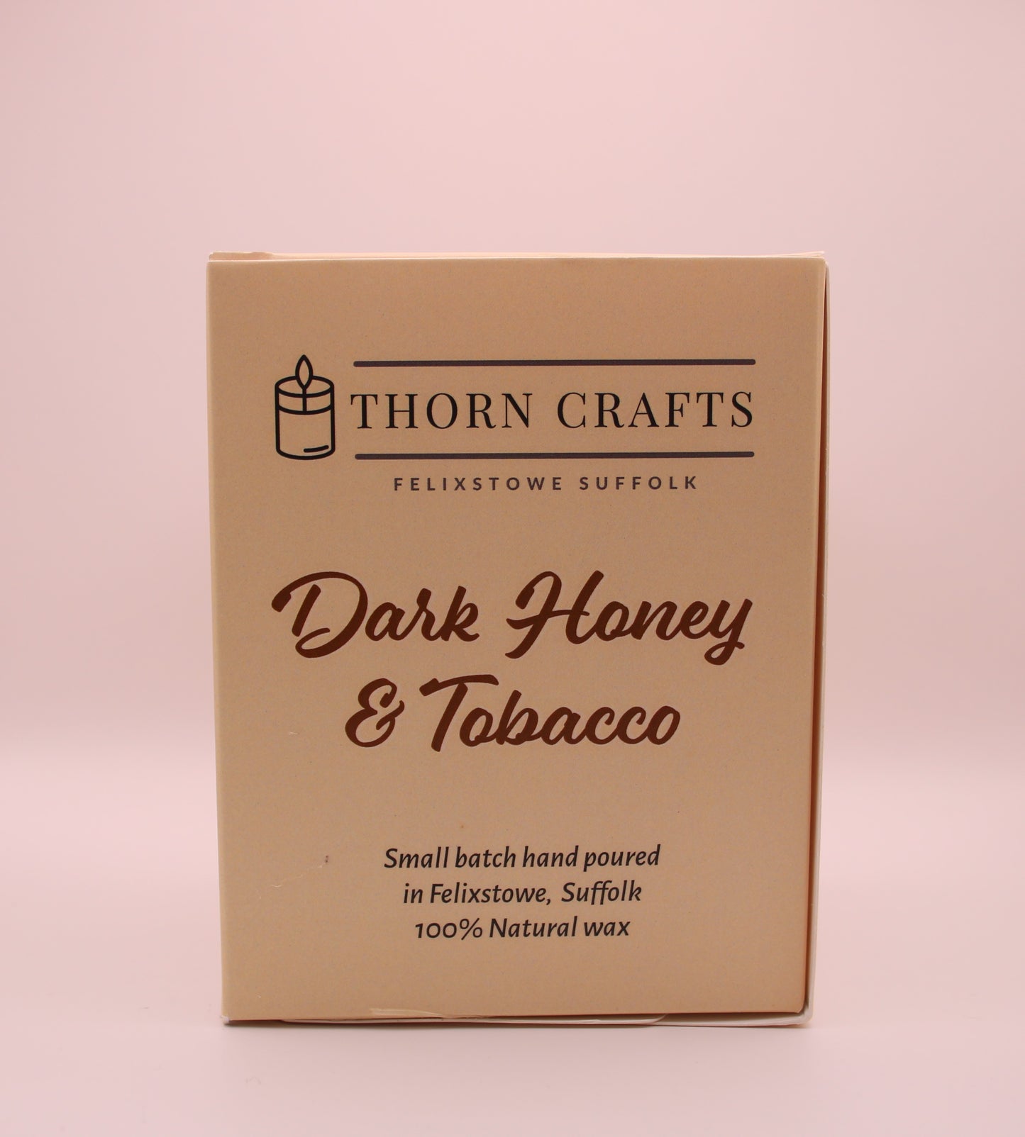 Dark Honey & Tobacco Large Luxury Candle