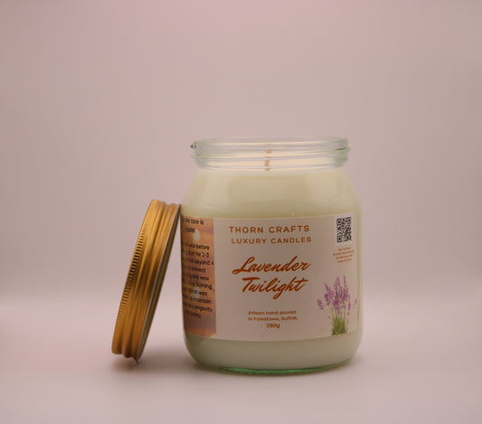 Lavender Twilight Large Luxury Candle