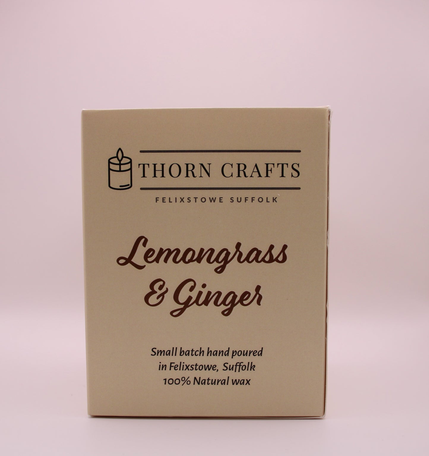 Lemongrass and Ginger Large Luxury Candle