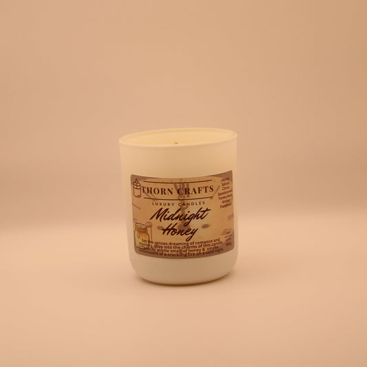 Midnight Honey Elegant Candle