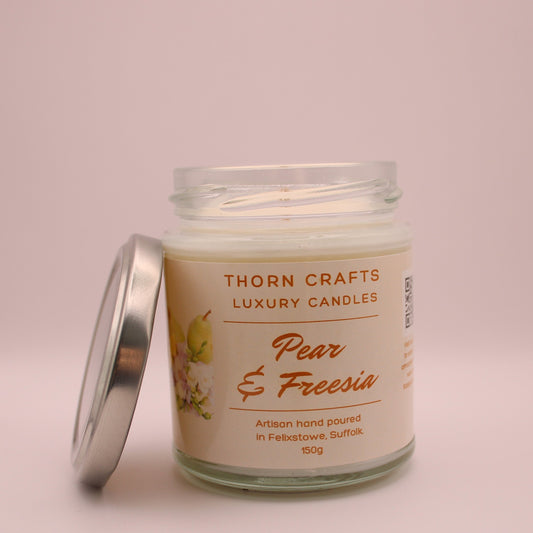 Pear & Freesia Candle Medium Luxury Candle