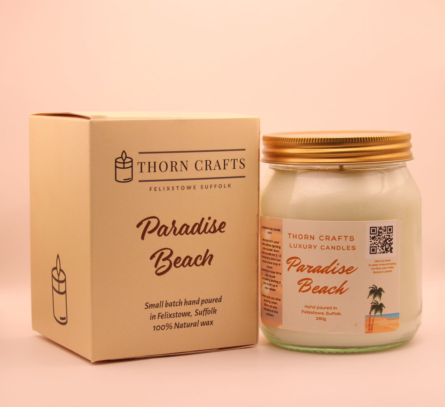 Paradise Beach Candle Large Luxury Candle