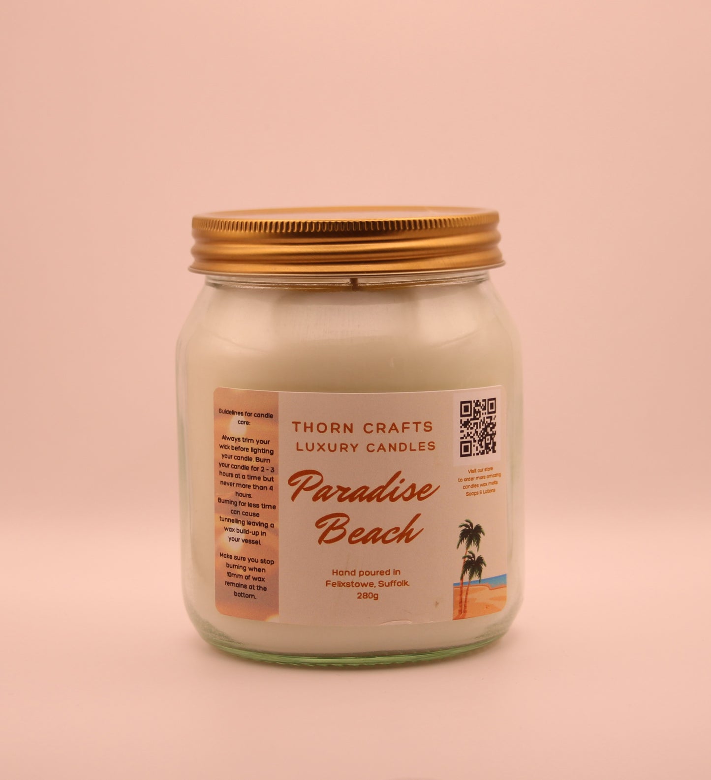 Paradise Beach Candle Large Luxury Candle