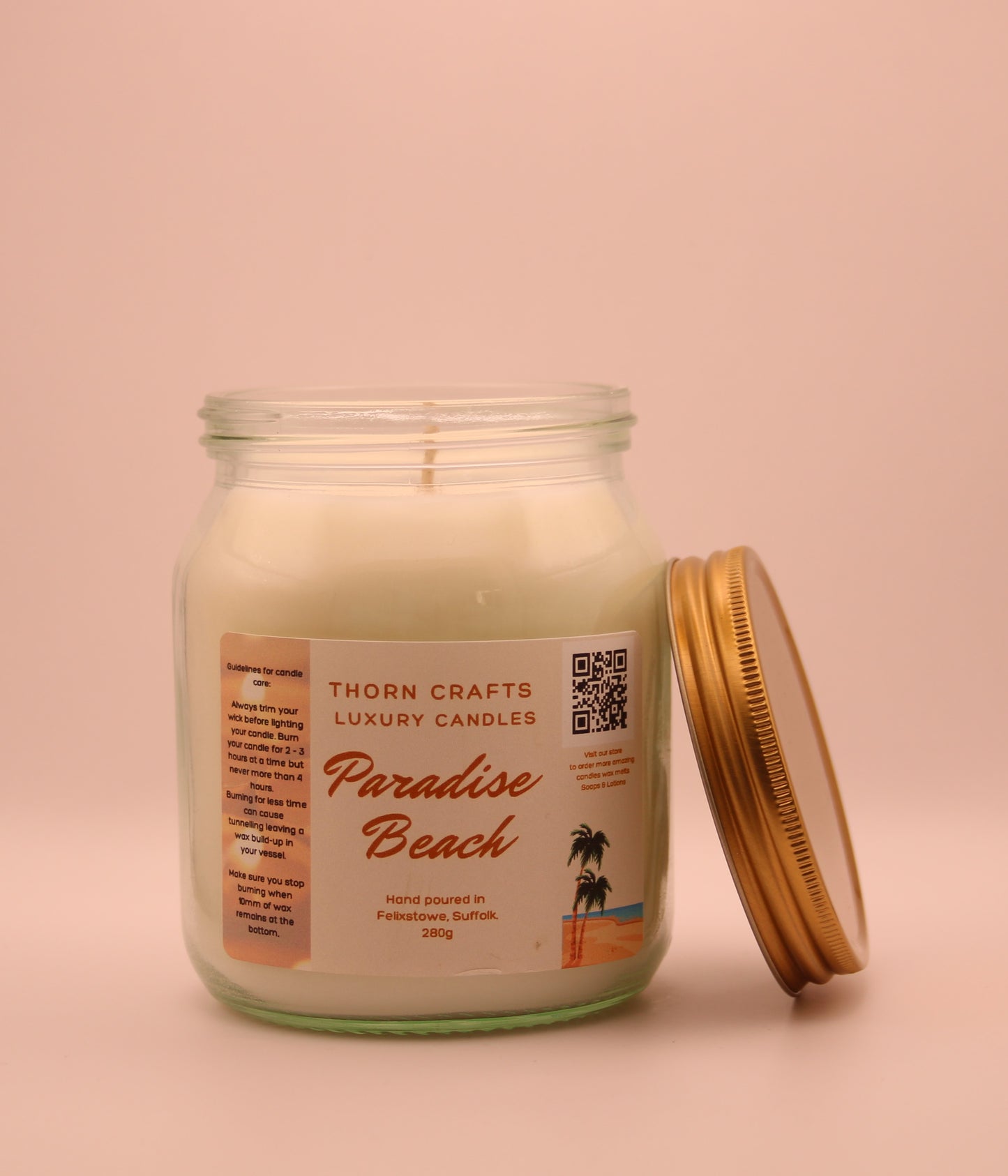 Paradise Beach Candle Large Luxury Candle