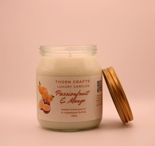 Passionfruit & Mango Candle Large Luxury Candle