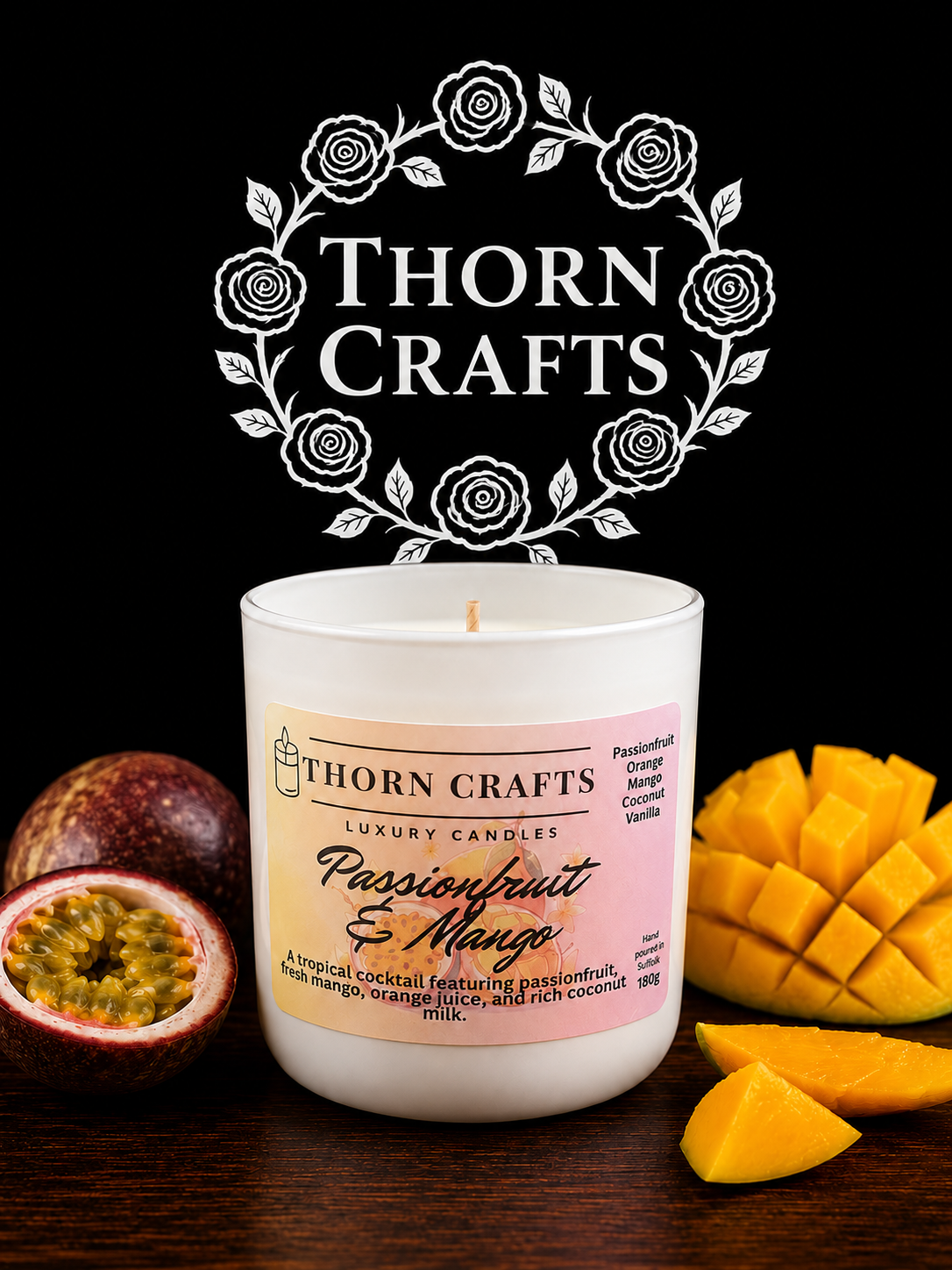 Passionfruit and mango Signature Candle