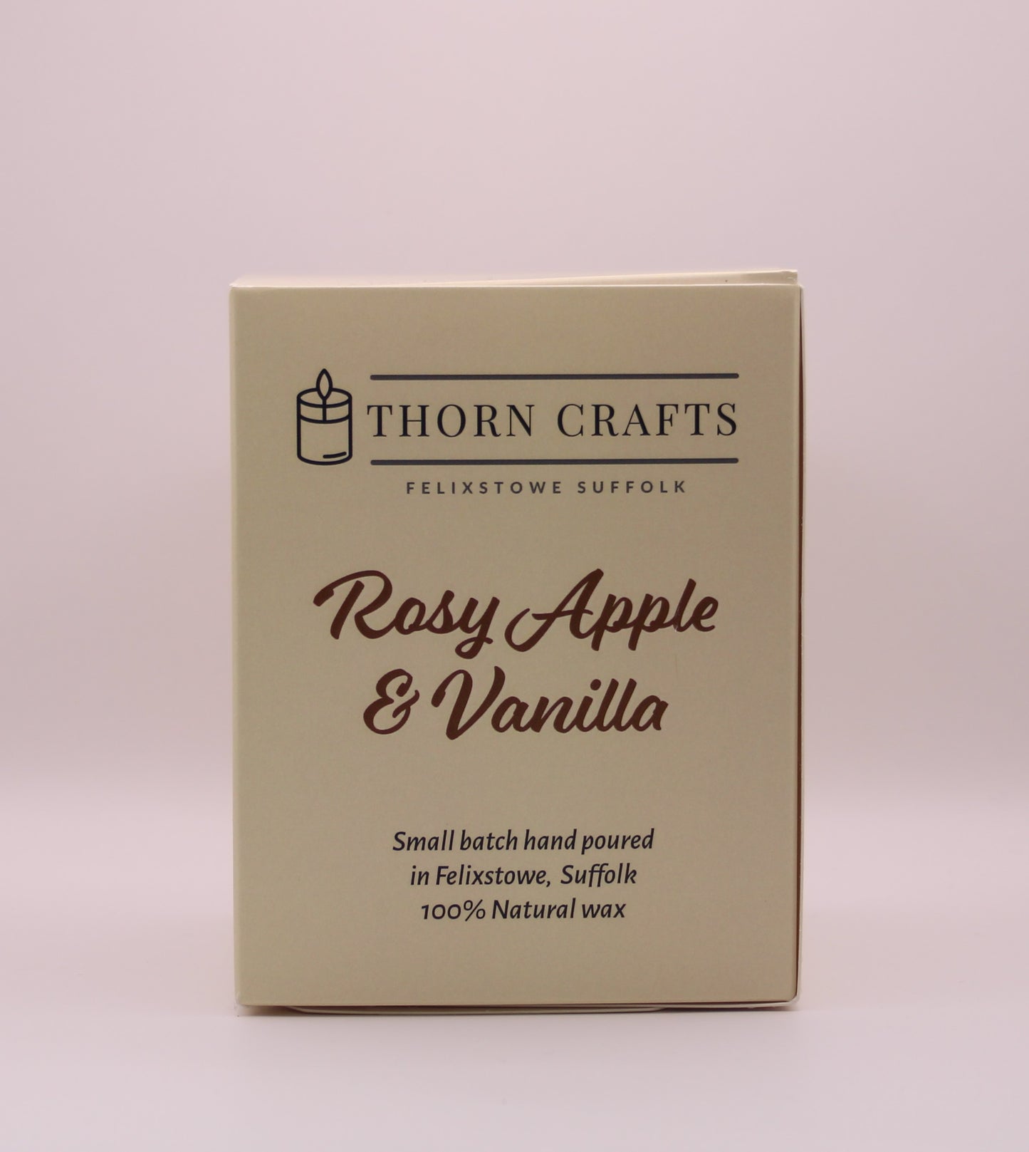 Rosy Apple & Vanilla Large Luxury Candle