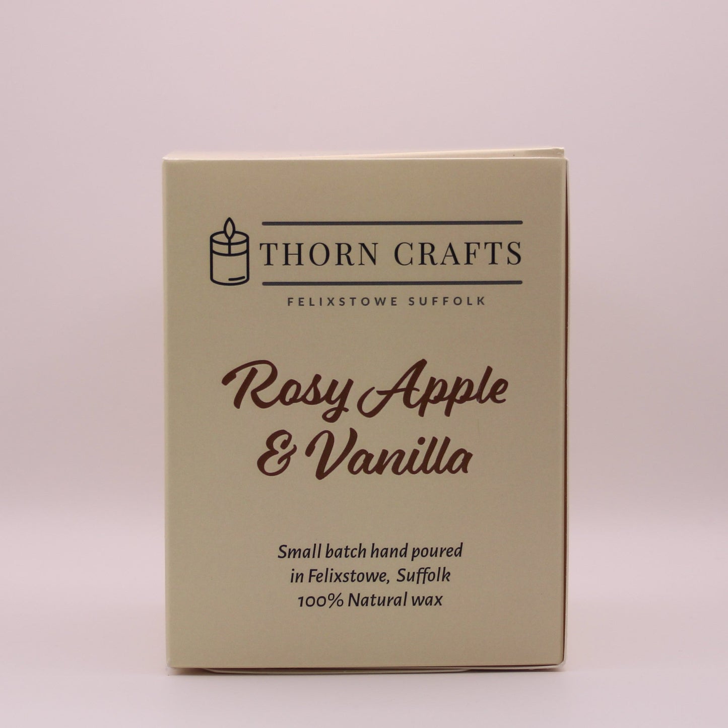 Rosy Apple & Vanilla Medium Luxury Candle