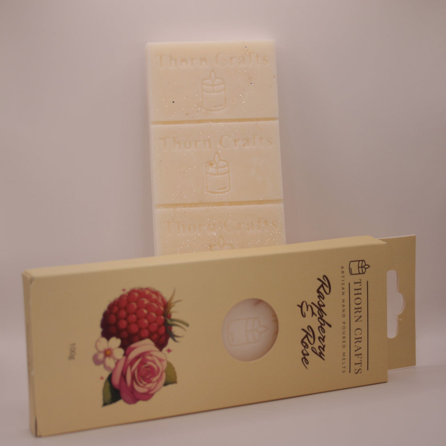 Raspberry & Rose Wax Melt Snap Bar