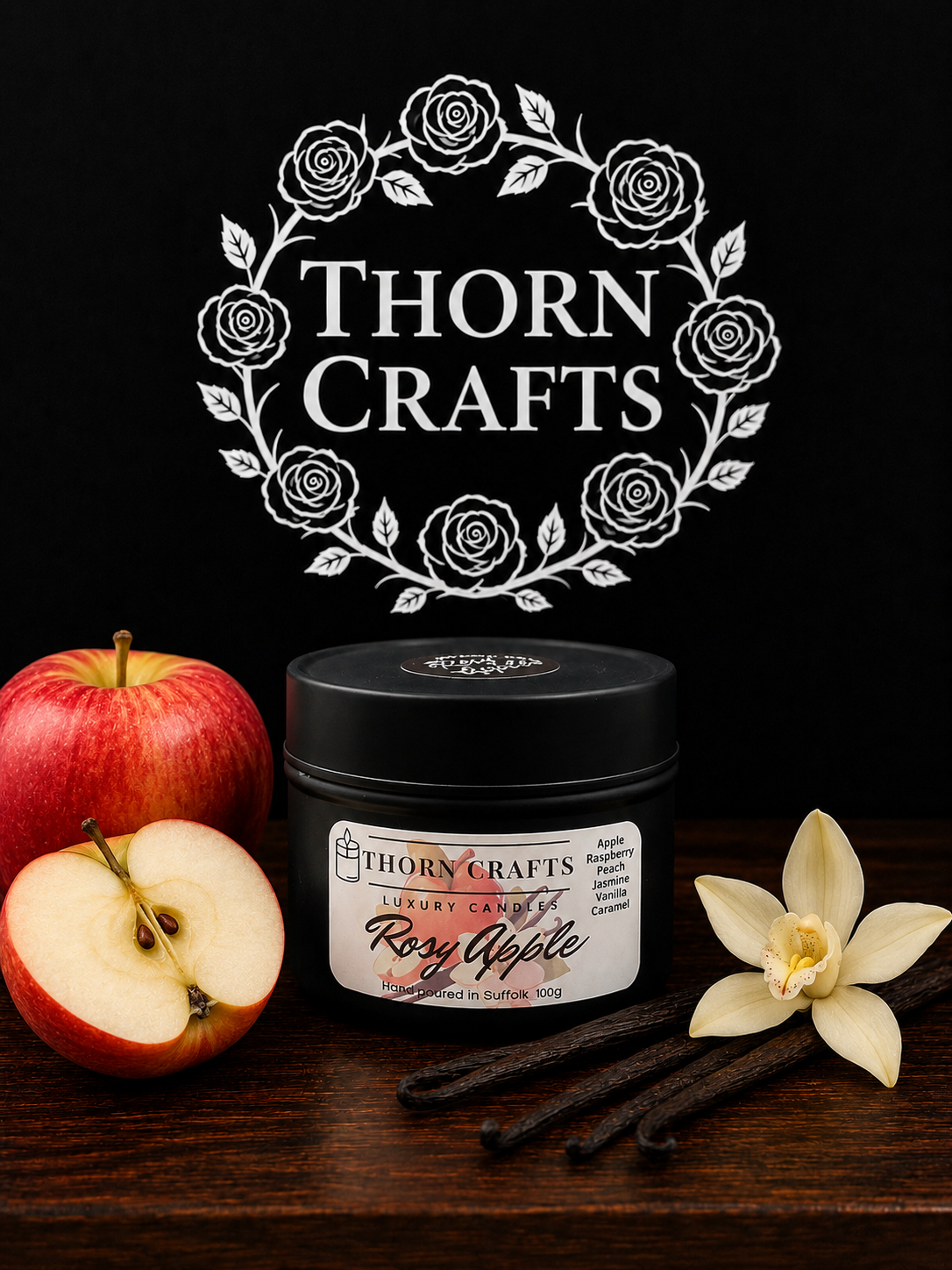 Rosy Apple Small Candle