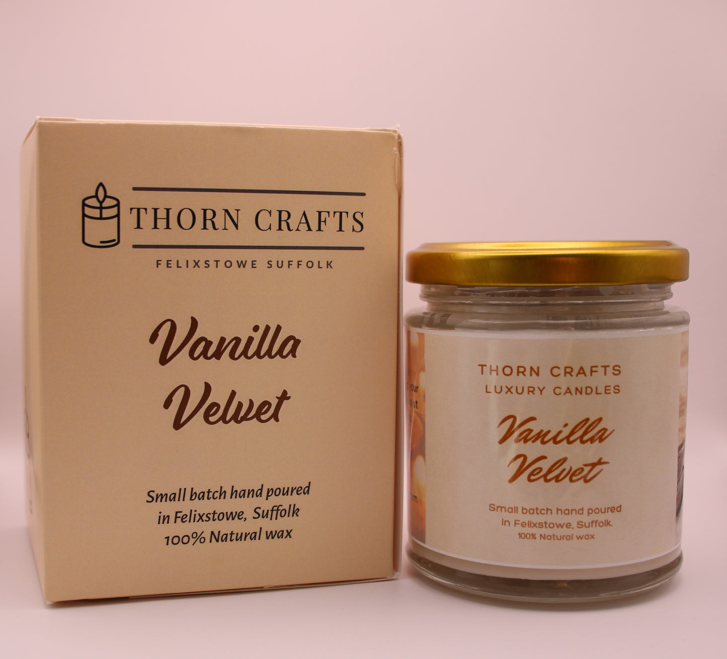 Vanilla Velvet Medium Luxury Candle